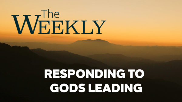 Responding to Gods Leading